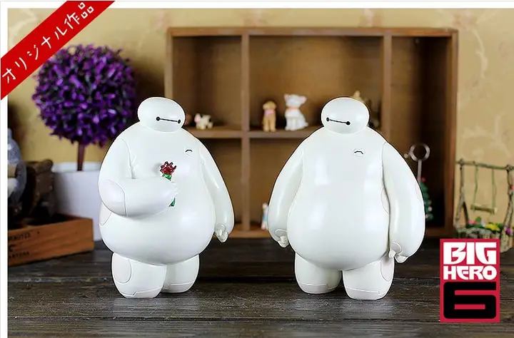 ビッグヒーロー6 超能陸戦隊の白いマスコット【貯金箱・クリエイティブデザイン・誕生日ギフトに最適】