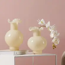 MOLA.Luke ガラス花瓶【フランス風・高級感・水栽培用装飾品】