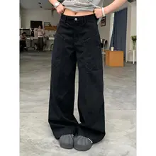 アメリカンビンテージスタイルのデザイン感溢れるストレ��ートワイドパンツ【ユニセックス・フィット】（セットアップ対応）