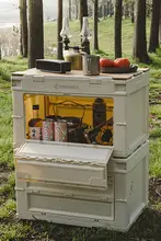 収納ボックス アウトドア向け 大容量50L 耐久性のある素材 折りたたみデザイン 携帯に便利