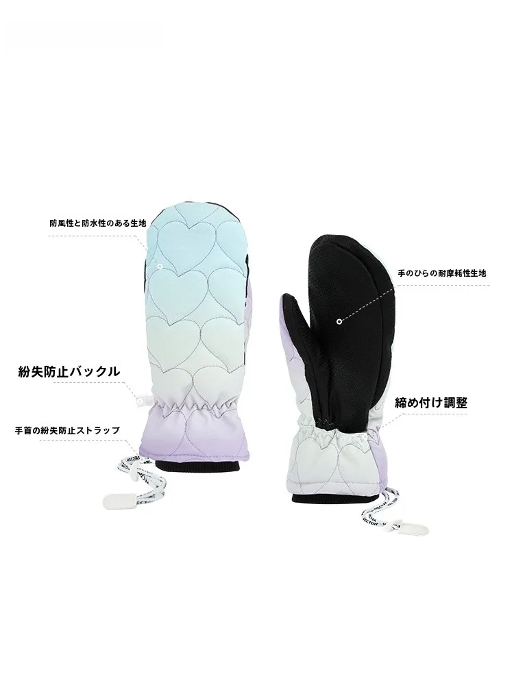VECTOR キッズ スキー手袋：厚手・保温・防風・防水設計のスノボ用パーカー選び方