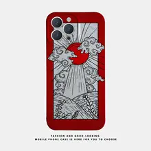 スマホケース ペア 太陽 手描きイラスト おしゃれ