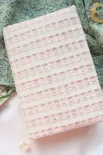 手帳カバー ツイード風 布製 ハンドメイド 苺柄 パステルピンク フェミニン A5 A6 手帳ケース ノート