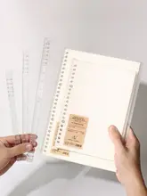 バインダー A5 20/26/30穴 プラスチック 対応 B5/A4 取り外し可能なリング