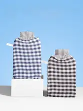 MINISO 極上の柔らかさのボディスクラブグローブ【粗砂・背中用・女性向け】