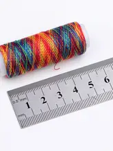 細線カラフルミシン糸【レインボーグラデーション・多色・衣類用・手作り用】