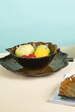 モダンデザイン 陶器製 フルーツプレート【リビング用・シンプルスタイル・装飾用】