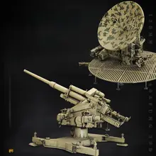 フラック40防空砲とFUMG39Dレーダー【ミリタリーモデル・組み立てキット】（セットアップ対応）