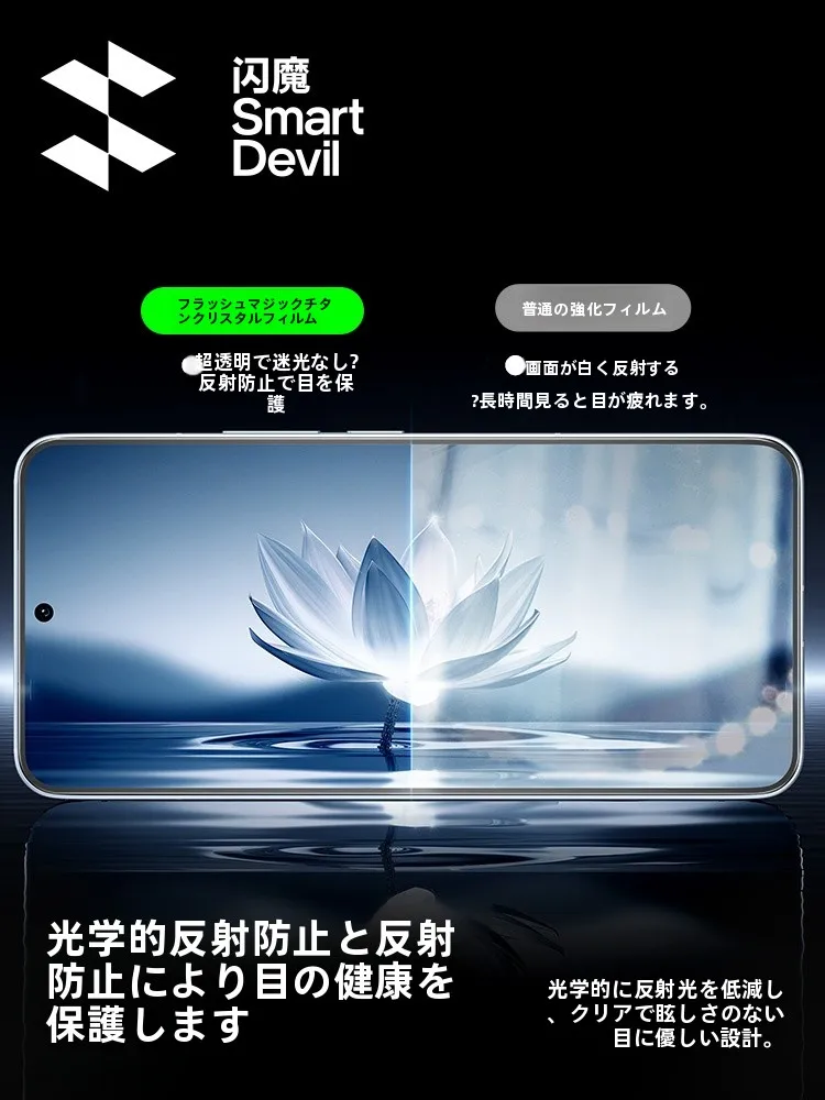 SmartDevil Vivo用強化ガラスフィルム：X300シリーズ対応の高耐衝撃性と裸感再現技術
