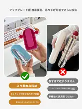 携帯用カトラリー収納ボックス【箸・スプーン付き・多機能・食品グレード】
