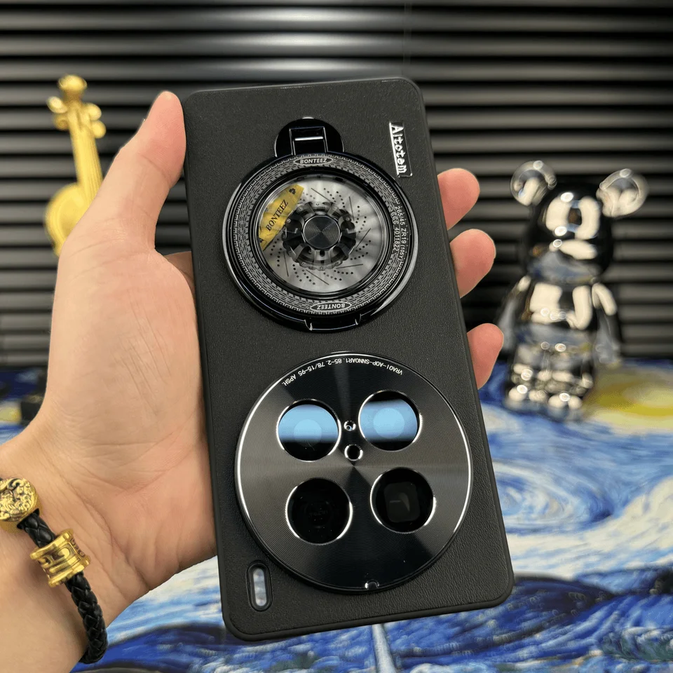 ヴィヴォX100ウルトラ対応 スマホケース【高級感ある合皮・衝撃吸収・全包デザイン・ビジネス向け】