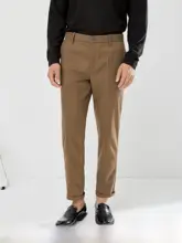 JSSD HOMME メンズストレートカジュアルパンツ【厚手・秋冬用・スリムフィット】