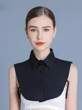 白色の尖った襟のつけ襟【ユニセックス・シャツアクセサリー・ニットとのコーディネートに最適】