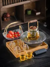 耐熱全ガラス製 電気陶炉【小型・茶湯・煮沸用】