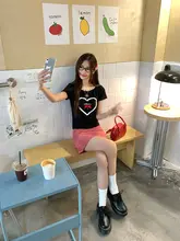 港風クラシック小格子ミニスカート【夏用・Aライン・ハイウエスト】（セットアップ対応）