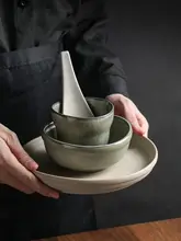 陶器製 テーブルウェアセット【皿・スプーン・カップ・ディスクを含む・ホテルやレストラン向け】（セットアップ対応）