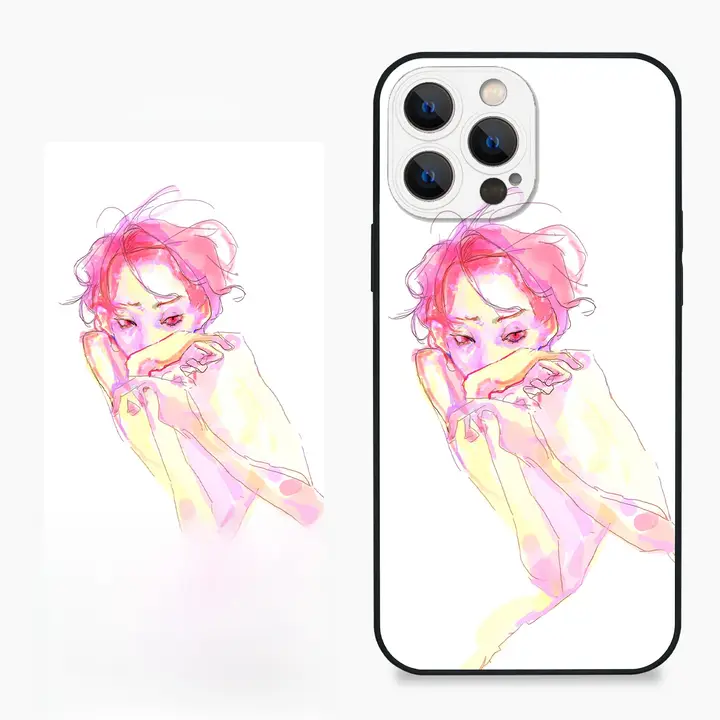 イラストレーターとのコラボ！浮遊するコードキャットデザインのスマートフォンケース【対応機種：iPhone・Huawei・Xiaomi・Vivo・Oppo】