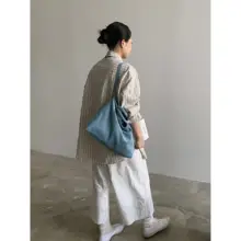 BIAN WEN マカロンカラー コーデュロイ 2wayショルダーバッグ【ラウンジスタイル】