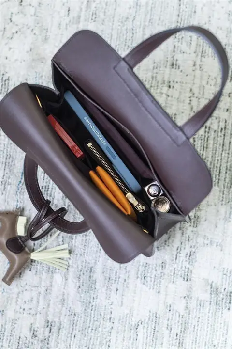 Hermes Halzan用 絹の内袋収納ポーチ【オーガナイザー・整理整頓】