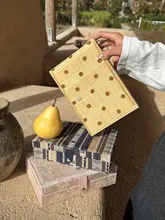 ヴィンテージ風デザインの二段式アクセサリーボックス【精巧な収納】（セットアップ対応）