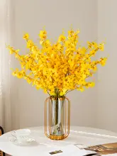 高級感ある透�明ガラス花瓶【ドライフラワー・水耕栽培・リビングやダイニングの装飾用】