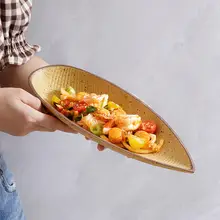 魚皿 食器 家庭用 陶器 ヴィンテージ ラグジュアリー 高美感 精巧 高級