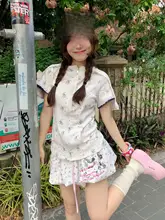 粉色の星柄ミニマッシュルームジップカーディガン【帽子付き・オシャレデザイン】