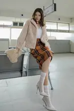 エコファー素材のベロアコート【スタンドカラー・秋冬用】