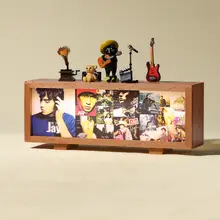 インテリアにぴったりな音楽アルバムデザインの卓上ライト【癒しのナイトライト・ギフトに最適】