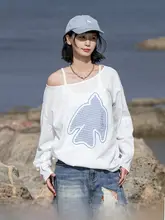 飛鳥デザインの刺繍入り長袖UVカットシャツ【軽量・ゆったりフィット】