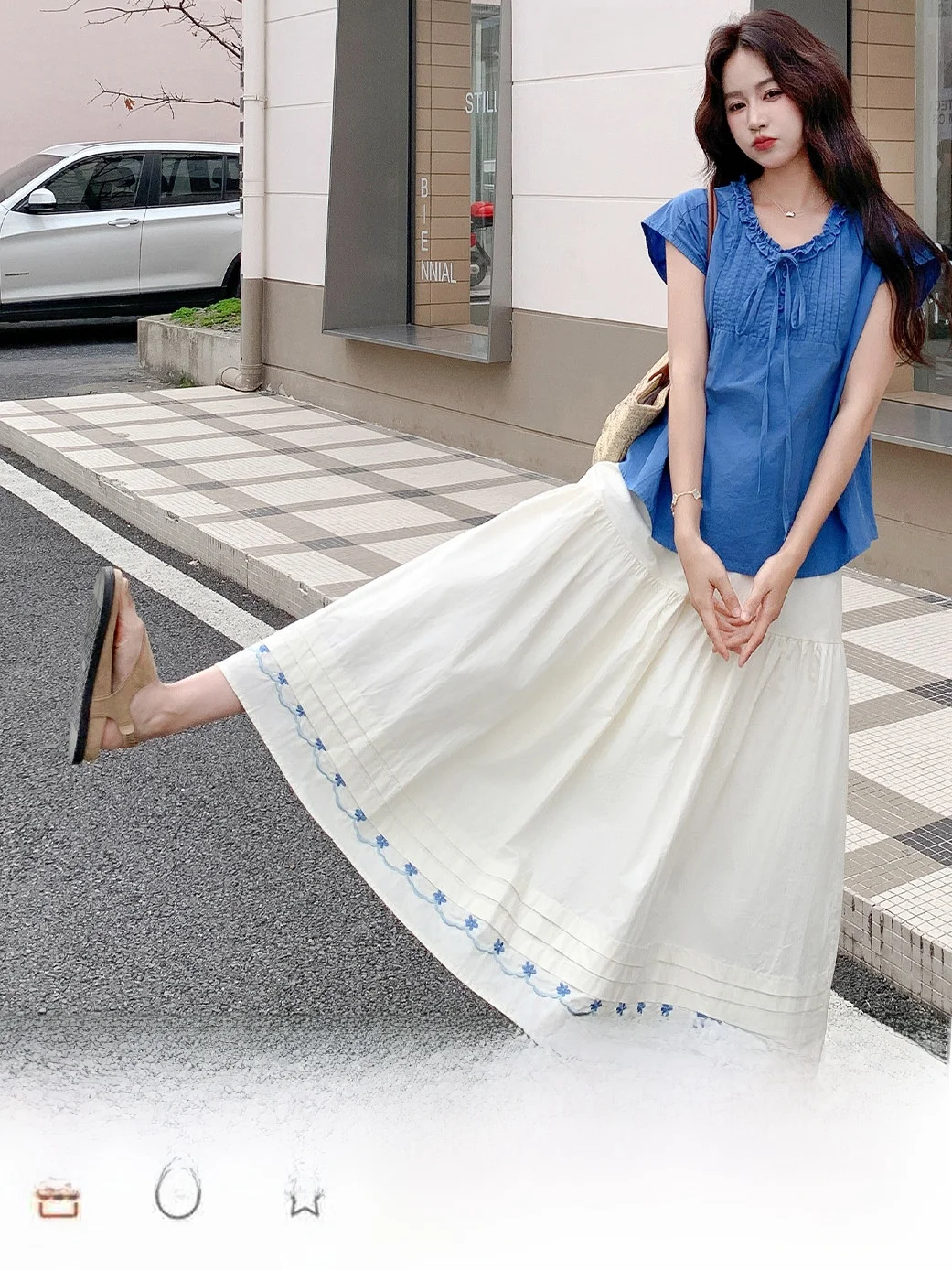 青いセットアップを選ぶべき理由は？文芸風の夏の日常を彩る1つの選択肢
