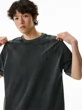 Tシャツ メンズ 半袖 オーバーサイズ ウォッシュ加工 アメリカンスタイル ストリート カジュアル 夏 着回し