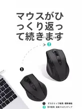 静音Bluetoothワイヤレスマウス【デスクトップ＆ノートパソコン対応・ゲーム＆オフィス用】