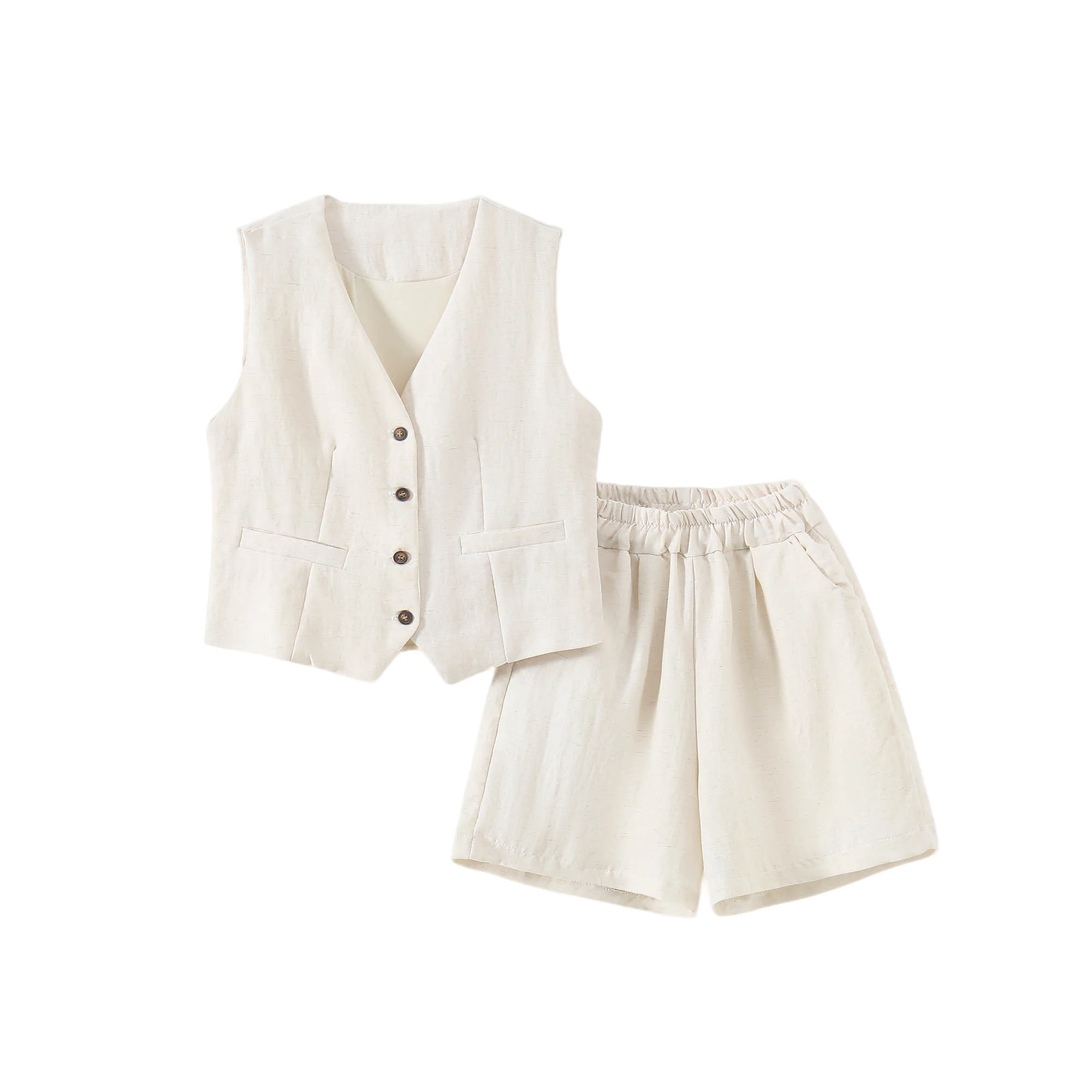 6月後半に着る「きれいな服装」はどうやって選ぶ？——夏の初めに必要な1つのシンプルなベストとパンツセット