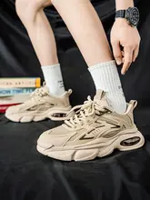 冬用 メンズ 通気性メッシュ スニーカー【防臭・レトロ・厚底】