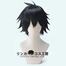 COSPLAY用ウィッグ【黒色・逆撫でスタイル・Zackキャラクター用】