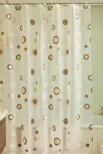 防水・防カビ浴室カーテン【厚手・仕切り用・おしゃれデザイン】