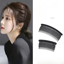 極上の柔らかさのマットなヘアクリップ【お団子ヘア用・後頭部用・大人用】