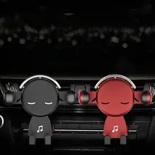 車載スマホホルダー【重力センサー・エアコン吹き出し口取り付け・汎用タイプ】