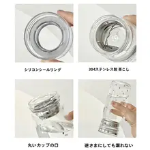 耐熱高硼硅ガラス製マグカップ【星柄・高デザイン・女子向け】