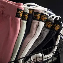 夏用 メンズ ゆったりストレートスポーツショートパンツ【コットン100%・無地】