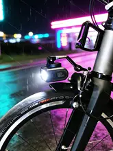 自転車用吊り下げ前照灯【リモコン＆マグネット式尾灯対応】（セットアップ対応）