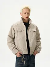 アメリカンハイストリートシートマウンテンカウルプラスベルベットスタンドカラー ジャケット