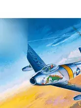 組み立て式 飛行機模型【F86Fジェット機】