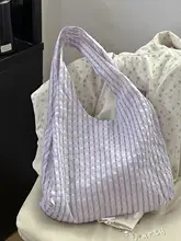 薄荷グリーンチェックの帆布バッグ【手提げ・ショルダー・オシャレなデザイン】