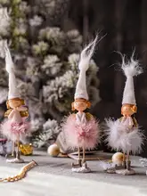 置物 モコモコ 天使 少女 卓上インテリア クリスマスデコ インスタ映え 乙女心 プレゼント
