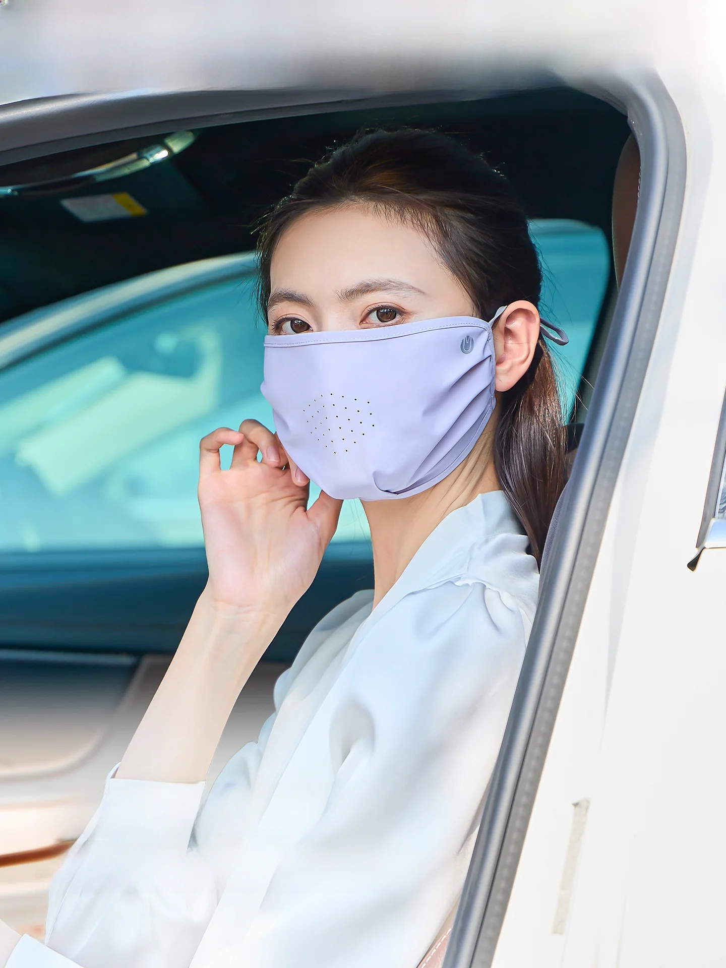 UVカットフェイスマスク：夏季遮陽に最適な通気性と高遮蔽率の実用性