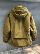 アウトドア用防風保温コットンジャケット【冬用・男性用・機能性デザイン】