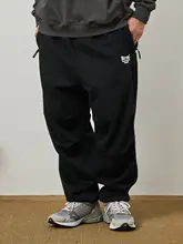 ストリートスタイル コーデュロイプリントジップポケット付き加絨パンツ