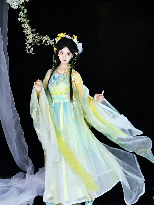 宋風対襟襦裙【春夏用・花神シリーズ・女性用】